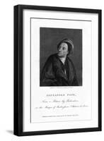 Alexander Pope, English Poet-C Picart-Framed Giclee Print