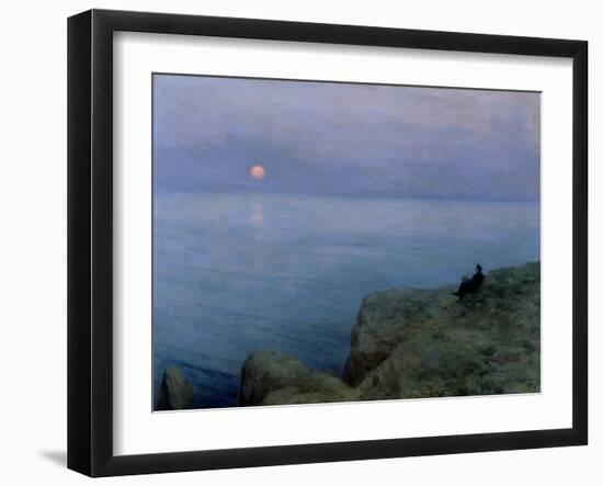 Alexander Pushkin at the Seashore, 1896-Leonid Osipovic Pasternak-Framed Giclee Print