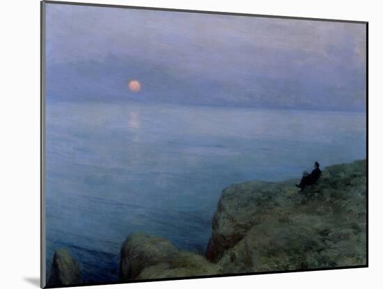 Alexander Pushkin at the Seashore, 1896-Leonid Osipovic Pasternak-Mounted Giclee Print