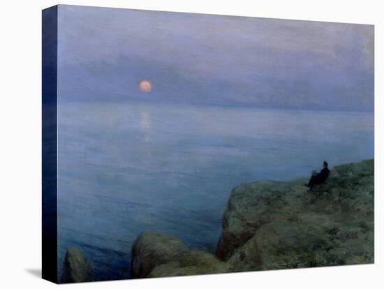 Alexander Pushkin at the Seashore, 1896-Leonid Osipovic Pasternak-Stretched Canvas