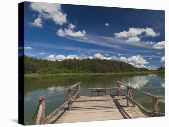 Alexander Pushkin Preserve, Pushkinskie Gory, Pskovskaya Oblast, Russia-Walter Bibikow-Stretched Canvas