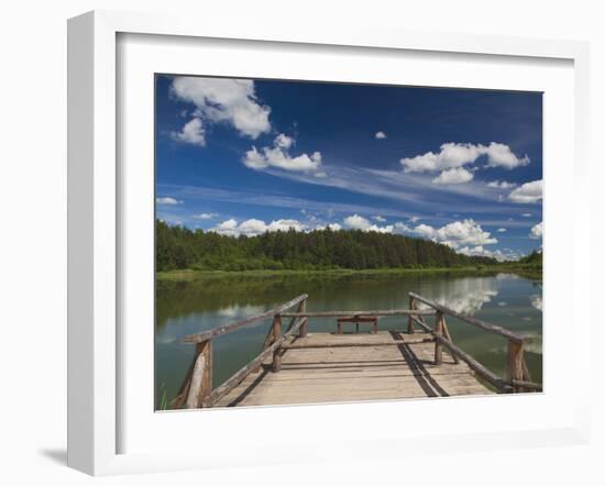 Alexander Pushkin Preserve, Pushkinskie Gory, Pskovskaya Oblast, Russia-Walter Bibikow-Framed Premium Photographic Print