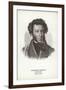 Alexander Pushkin, Russian Poet, Novelist and Playwright-null-Framed Giclee Print