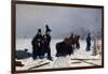 Alexander Pushkin's Duel with Georges D'Anthes, 1884-Alexander Avvakumovich Naumov-Framed Giclee Print
