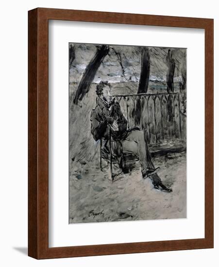 Alexander Pushkin-Valentin Aleksandrovich Serov-Framed Giclee Print