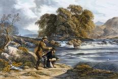 Salmon Fishing-Alexander Rolfe-Stretched Canvas