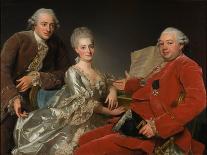 King Gustav III of Sweden and His Brothers, 1771-Alexander Roslin-Giclee Print