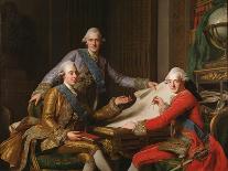 King Gustav III of Sweden and his Brothers, 1771-Alexander Roslin-Giclee Print