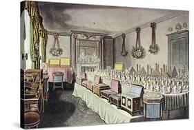 Alexander Ross's Ornamental Hair and Perfumery Warehouse, Bishopsgate, London, 1816-Thomas Hosmer Shepherd-Stretched Canvas