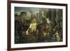 Alexander's Entrance Into Babylon-Charles Le Brun-Framed Giclee Print