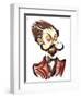 Alexander Scriabin colour caricature-Neale Osborne-Framed Giclee Print