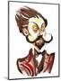 Alexander Scriabin colour caricature-Neale Osborne-Mounted Giclee Print