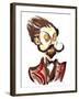 Alexander Scriabin colour caricature-Neale Osborne-Framed Giclee Print