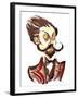 Alexander Scriabin colour caricature-Neale Osborne-Framed Giclee Print