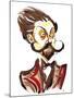 Alexander Scriabin colour caricature-Neale Osborne-Mounted Giclee Print