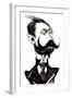 Alexander Skryabin - caricature-Neale Osborne-Framed Giclee Print