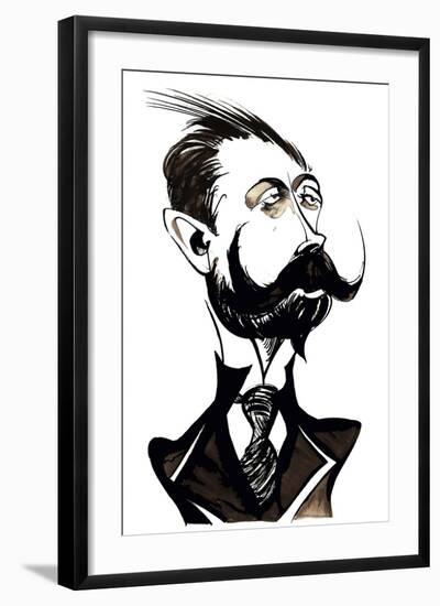 Alexander Skryabin - caricature-Neale Osborne-Framed Giclee Print