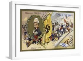 Alexander Suvorov and the Battle of Focsani, Russo-Turkish War, 1789-null-Framed Giclee Print