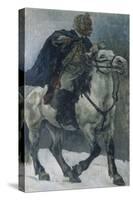 Alexander Suvorov on Horseback, 1897-1898-Vasili Ivanovich Surikov-Stretched Canvas