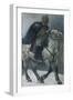Alexander Suvorov on Horseback, 1897-1898-Vasili Ivanovich Surikov-Framed Giclee Print
