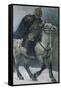 Alexander Suvorov on Horseback, 1897-1898-Vasili Ivanovich Surikov-Framed Stretched Canvas