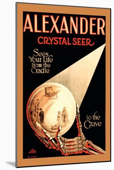 Alexander, The Crystal Seer-null-Mounted Art Print