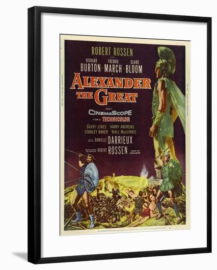 Alexander the Great, 1956, Directed by Robert Rossen-null-Framed Giclee Print