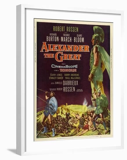 Alexander the Great, 1956, Directed by Robert Rossen-null-Framed Giclee Print