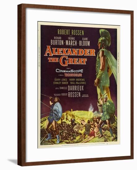 Alexander the Great, 1956, Directed by Robert Rossen-null-Framed Giclee Print