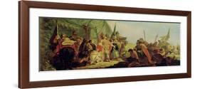 Alexander the Great (356-23 BC) and Porus-Francesco Fontebasso-Framed Giclee Print