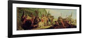 Alexander the Great (356-23 BC) and Porus-Francesco Fontebasso-Framed Giclee Print