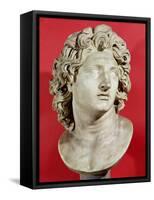 Alexander the Great (356-323 BC) King of Macedonia, Roman Copy of Greek Original-null-Framed Stretched Canvas
