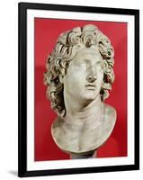 Alexander the Great (356-323 BC) King of Macedonia, Roman Copy of Greek Original-null-Framed Giclee Print