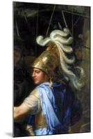 Alexander the Great (Alexander and Porus, Detai), 1673-Charles Le Brun-Mounted Giclee Print