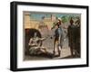 Alexander the Great (Alexander III of Macedon (356-323 BC) visiting Diogenes of Sinope-French School-Framed Giclee Print