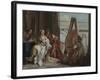 Alexander the Great and Campaspe in the Studio of Apelles, c.1740-Giovanni Battista Tiepolo-Framed Giclee Print