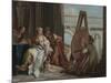 Alexander the Great and Campaspe in the Studio of Apelles, c.1740-Giovanni Battista Tiepolo-Mounted Giclee Print