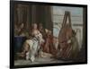 Alexander the Great and Campaspe in the Studio of Apelles, c.1740-Giovanni Battista Tiepolo-Framed Giclee Print