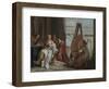 Alexander the Great and Campaspe in the Studio of Apelles, c.1740-Giovanni Battista Tiepolo-Framed Giclee Print