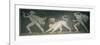 Alexander the Great and Hephaestion During Lion Hunt, Ca 320 Bc, Mosaic from Peristyle House 1-null-Framed Giclee Print