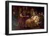 Alexander the Great and His Physician Philip, 1839-Domenico Induno-Framed Giclee Print