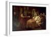 Alexander the Great and His Physician Philip, 1839-Domenico Induno-Framed Giclee Print