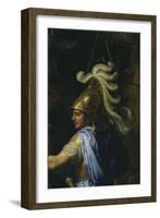 Alexander the Great and Poros-Charles Le Brun-Framed Giclee Print