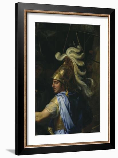 Alexander the Great and Poros-Charles Le Brun-Framed Giclee Print