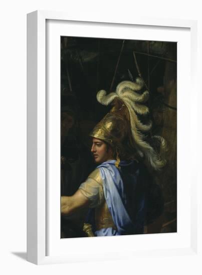 Alexander the Great and Poros-Charles Le Brun-Framed Giclee Print