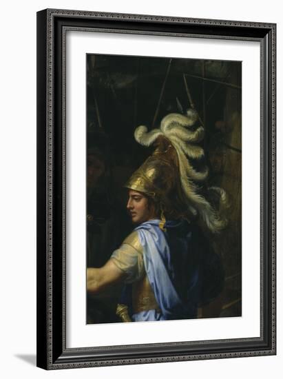Alexander the Great and Poros-Charles Le Brun-Framed Giclee Print