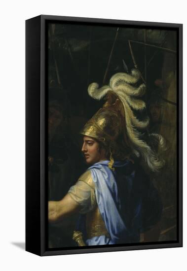 Alexander the Great and Poros-Charles Le Brun-Framed Stretched Canvas