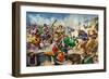 Alexander the Great at the Battle of Issus-Peter Jackson-Framed Premium Giclee Print