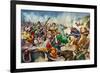 Alexander the Great at the Battle of Issus-Peter Jackson-Framed Giclee Print