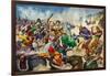 Alexander the Great at the Battle of Issus-Peter Jackson-Framed Giclee Print